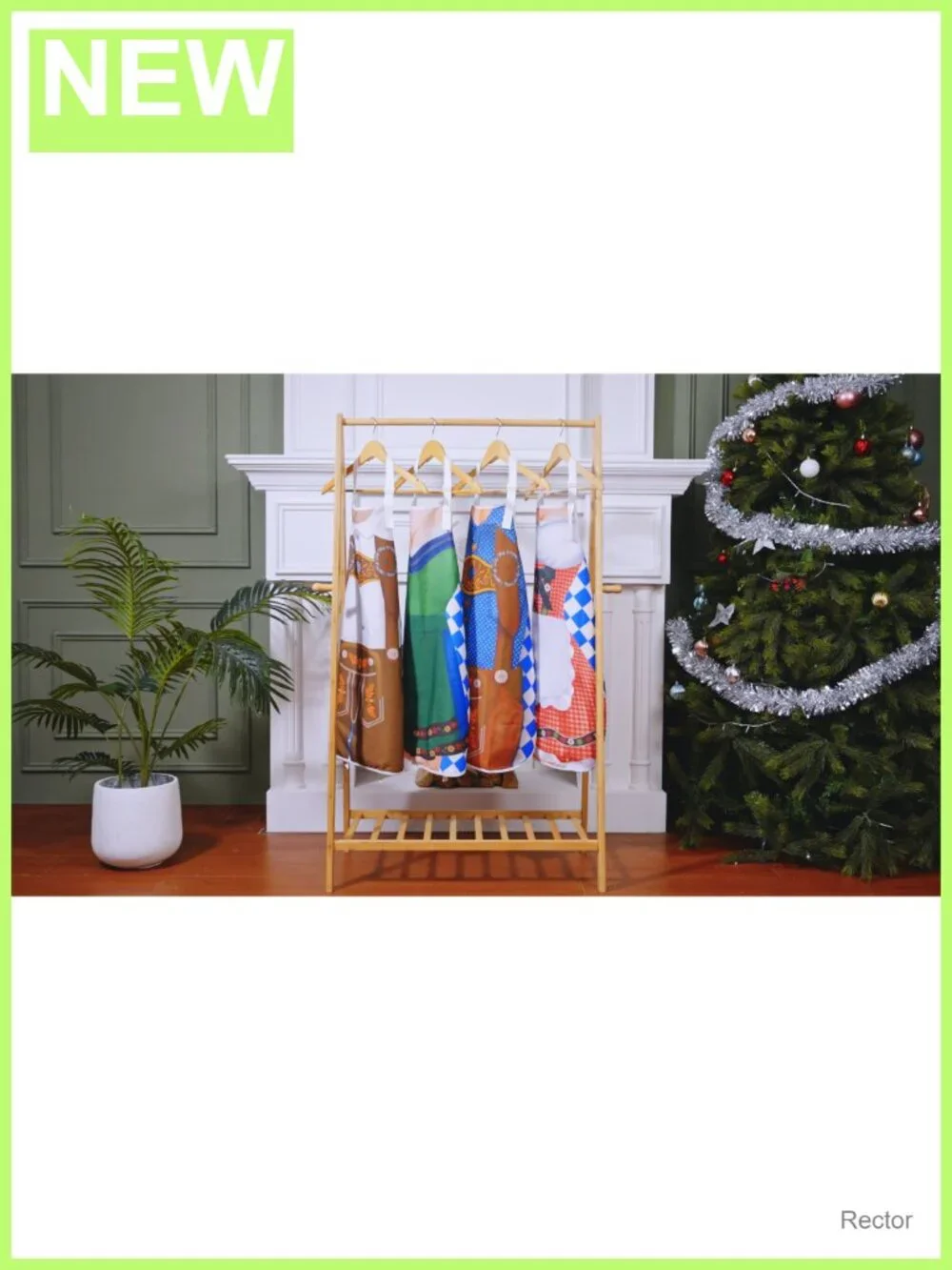 2pc Oktoberfest Aprons Polyester Adjustable German Costume for Cooking BBQ Party